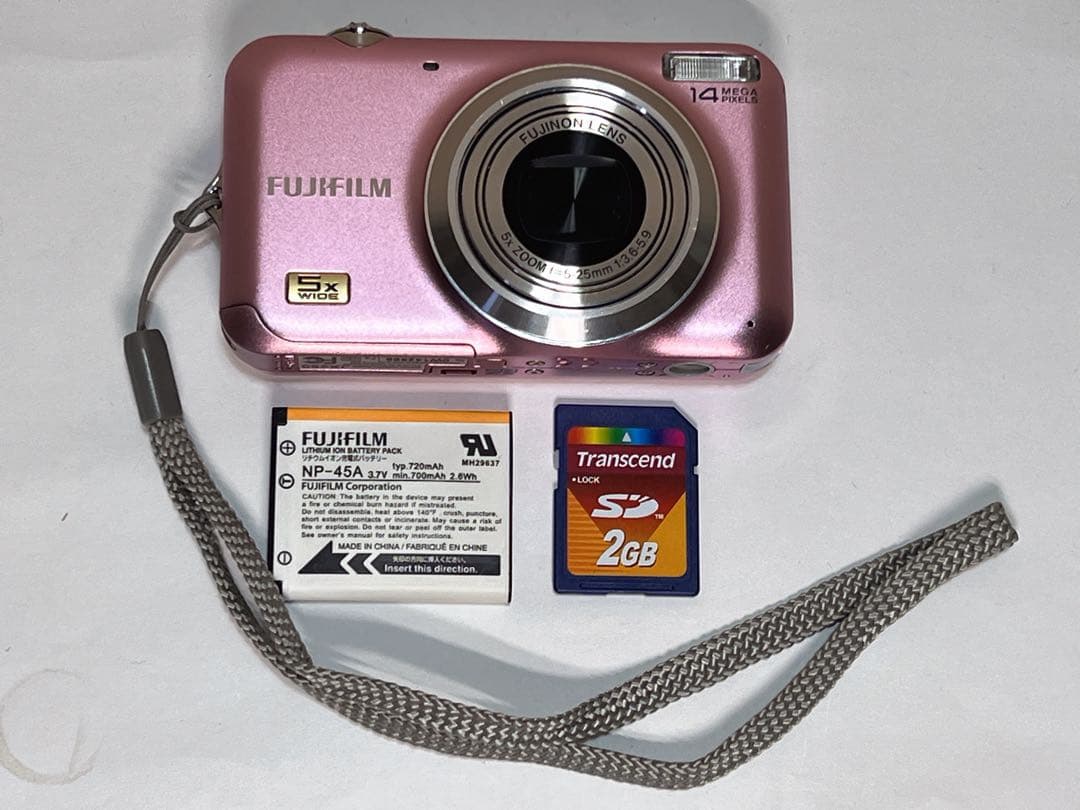 FUJIFILM FinePix JX280 ピンク デジカメ コンデジ