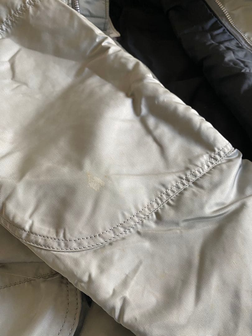 80s 3本線 USA製 旧タグ ALPHA N-3B シルバー