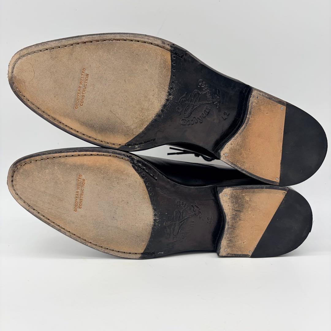 【極美品】ジャランスリウァヤ ストレートチップ 27cm ブラック 内羽根 革靴