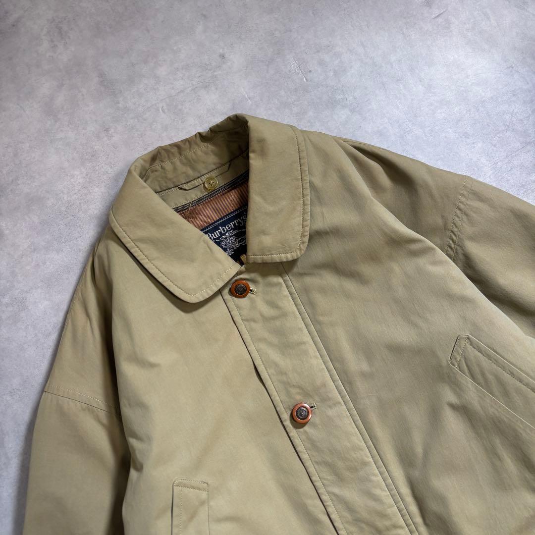 古着 90s BURBERRY ハーフコート フィールドジャケット ハンティング