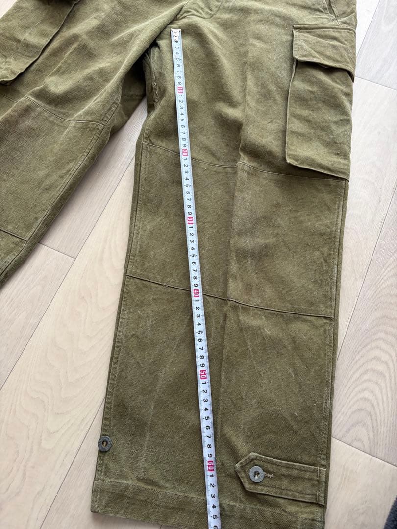 激レア　M47 前期型　カーゴパンツ　比翼 メタルボタン フランス軍　マルジェラ
