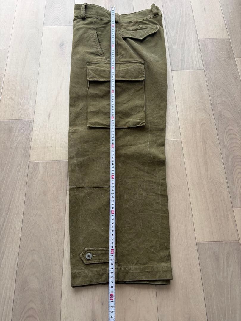 激レア　M47 前期型　カーゴパンツ　比翼 メタルボタン フランス軍　マルジェラ
