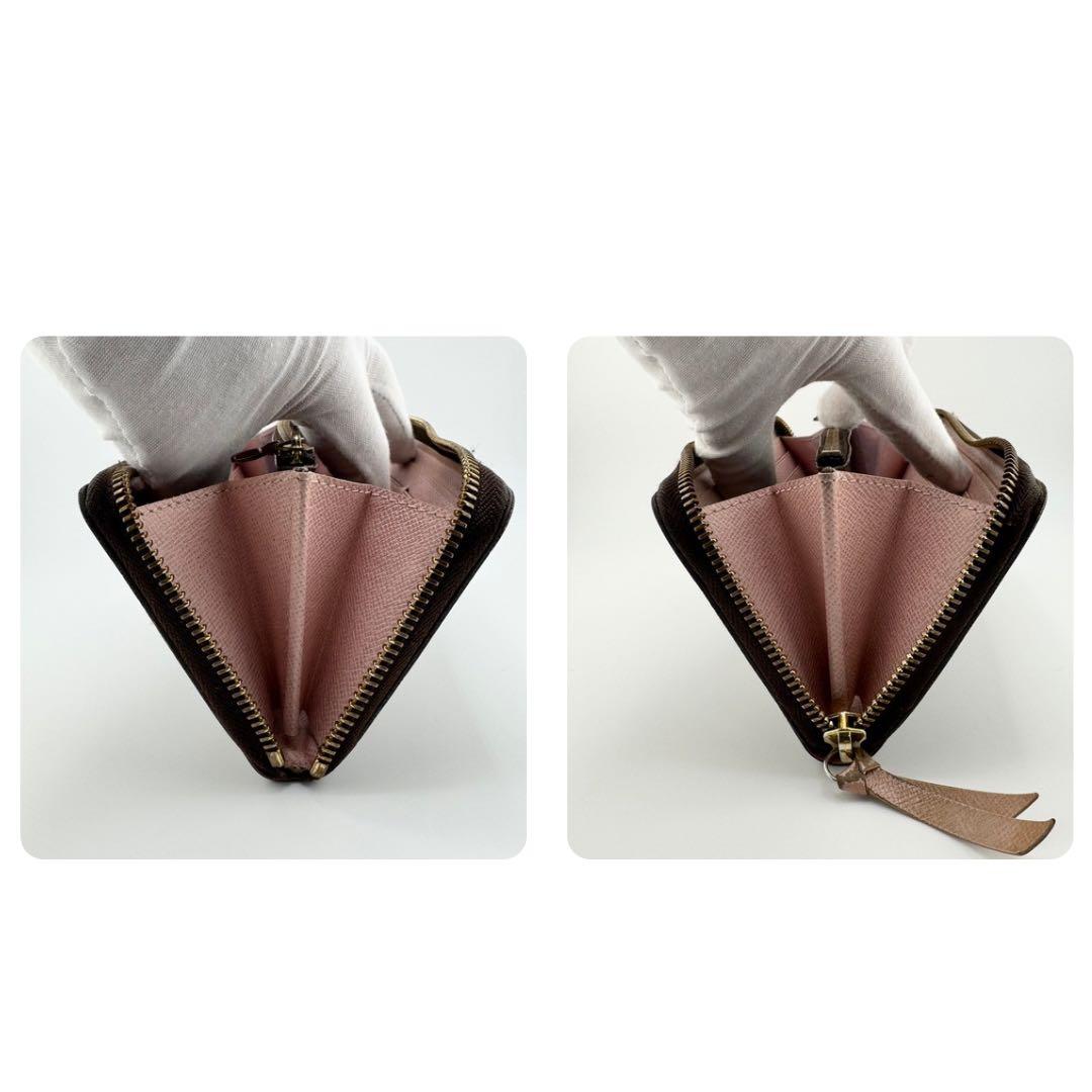 【極美品】ルイヴィトン ポルトフォイユクレマンス ローズバレリーヌ 長財布