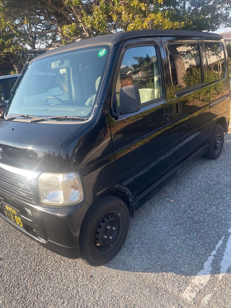 ホンダ バモス　黒 軽バン 2003年式