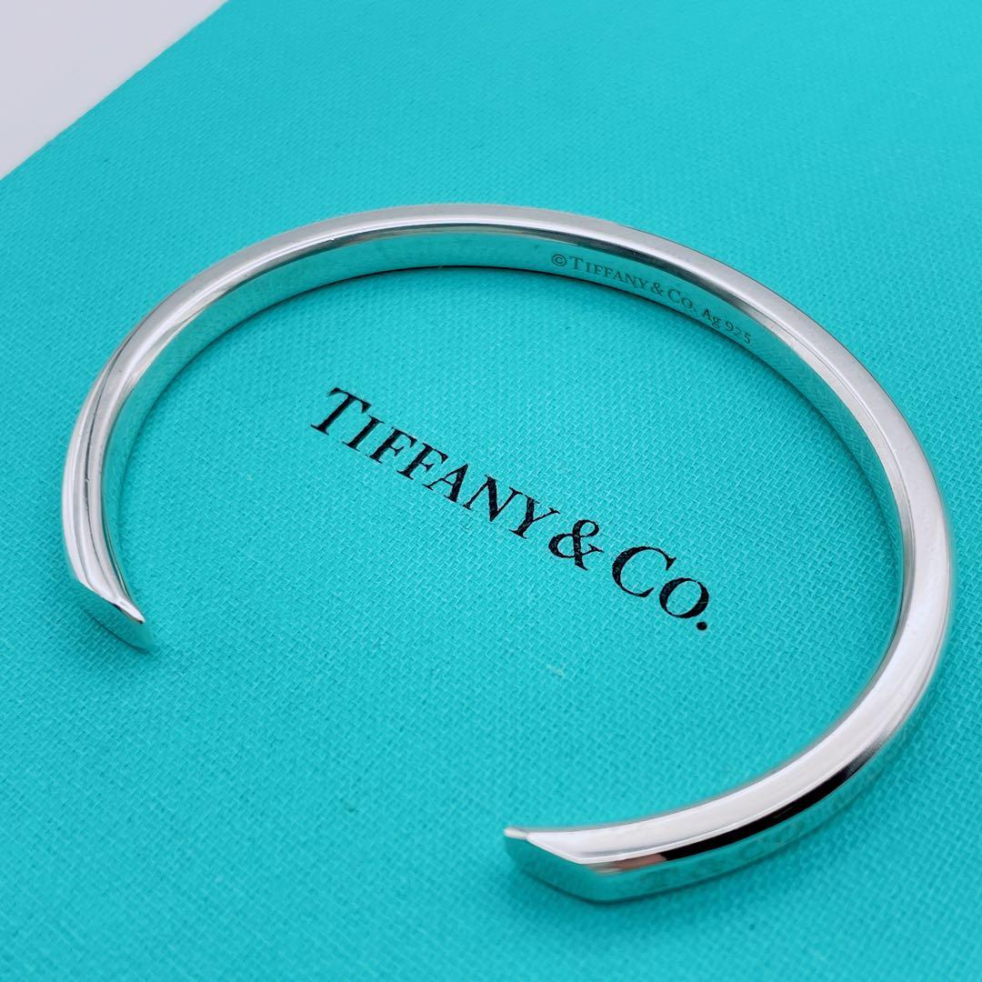 Tiffany & Co. メイカーズ　バングル　ナロー　カフ　シルバー