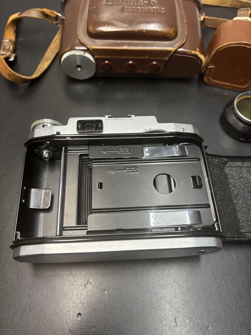 【希少品】マミヤ6 Mamiya6 ケース付き 中判蛇腹カメラ 当時物