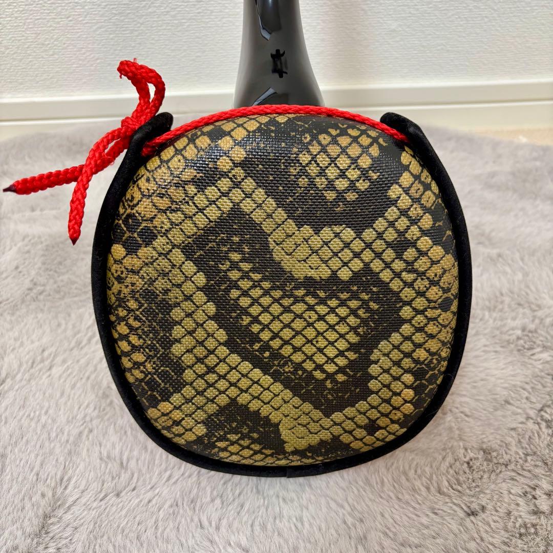 沖縄三線 ソフトケース 初心者 入門 弦楽器 和楽器 人工革 蛇　工四合