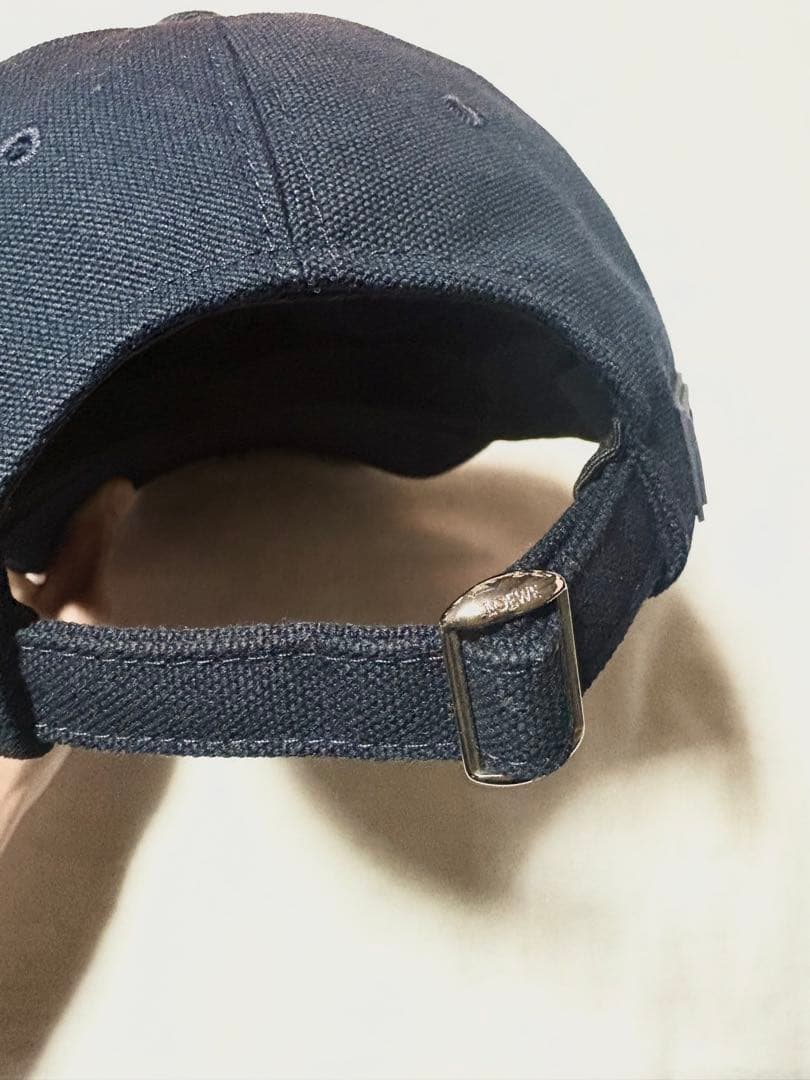 LOEWE ロエベ ロゴキャップ ネイビー サイズ59 納品書 タグ 箱付き