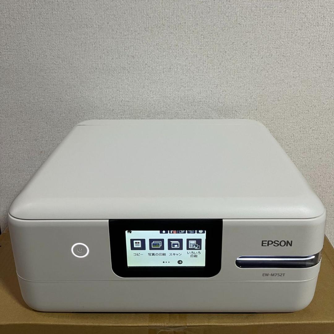 【印刷1893枚】エプソン EW-M752T エコタンク搭載 複合機 ホワイト