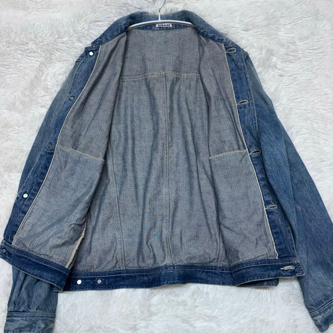 S*R様 オーラリー selvedge faded light denim bl