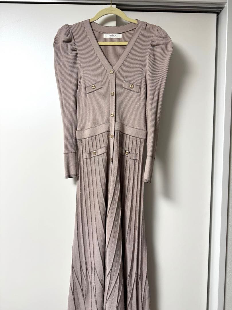 ワンピース Her lip to Suite Room Knit Long Dress