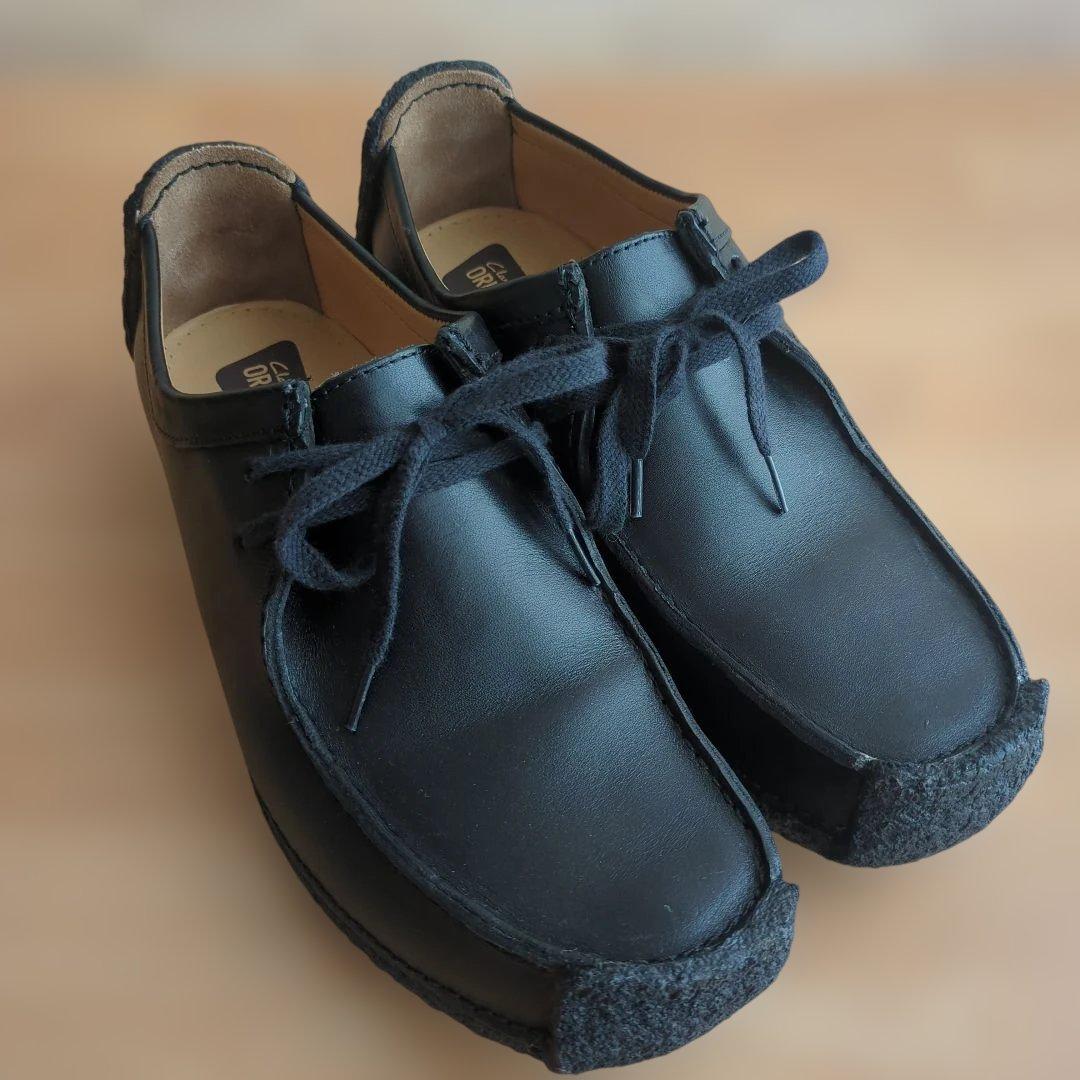 Clarks Originals ブラック モカシン US9 EU42
