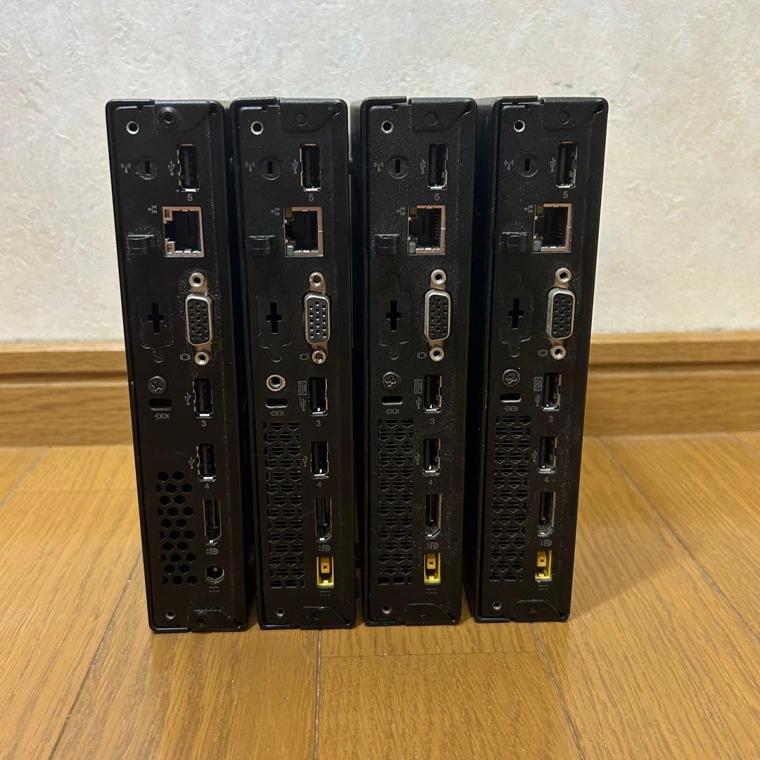 Lenovo ThinkCentre ミニPC 4台セット