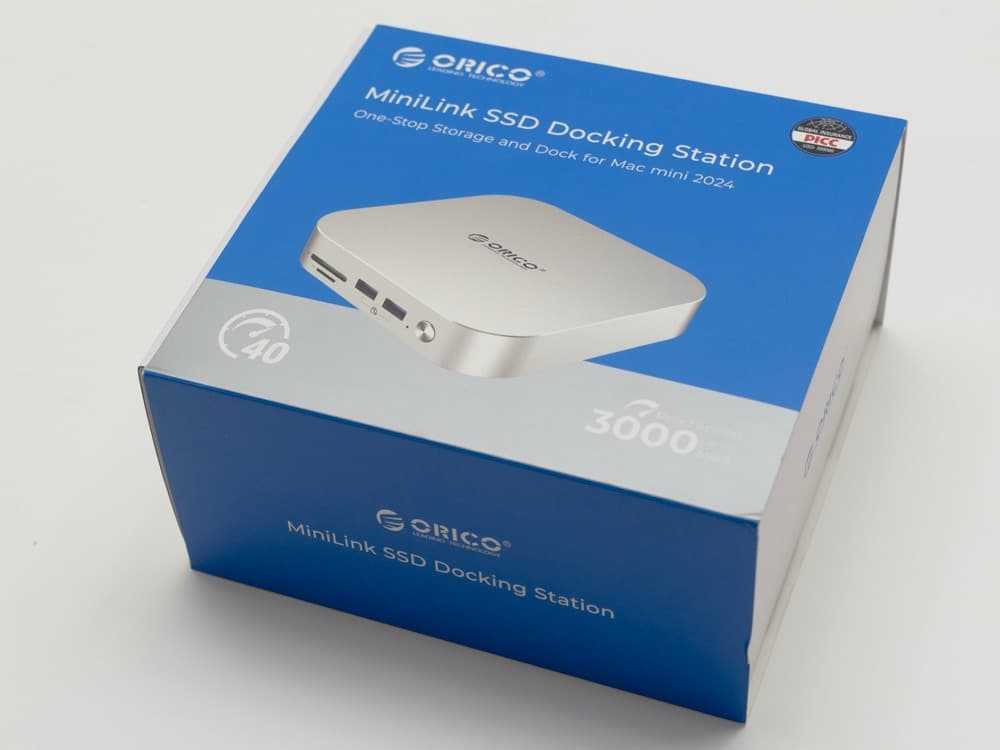 Macデスクトップ ORICO MiniLink M2SSD X2 RAID USB4 40Gbps