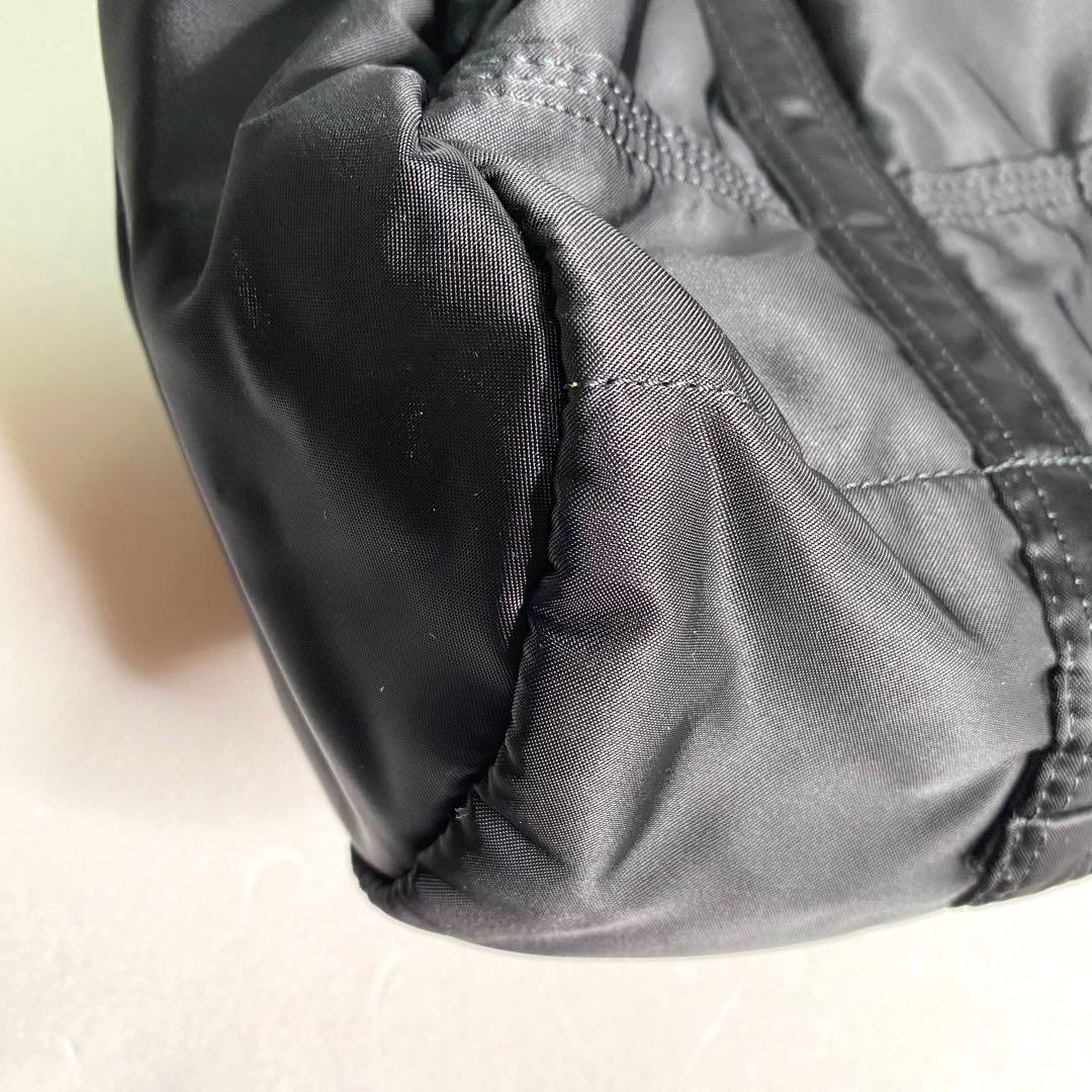 美品✨Porter タンカー ミニボストン バック 黒 ナイロン ドラムバック