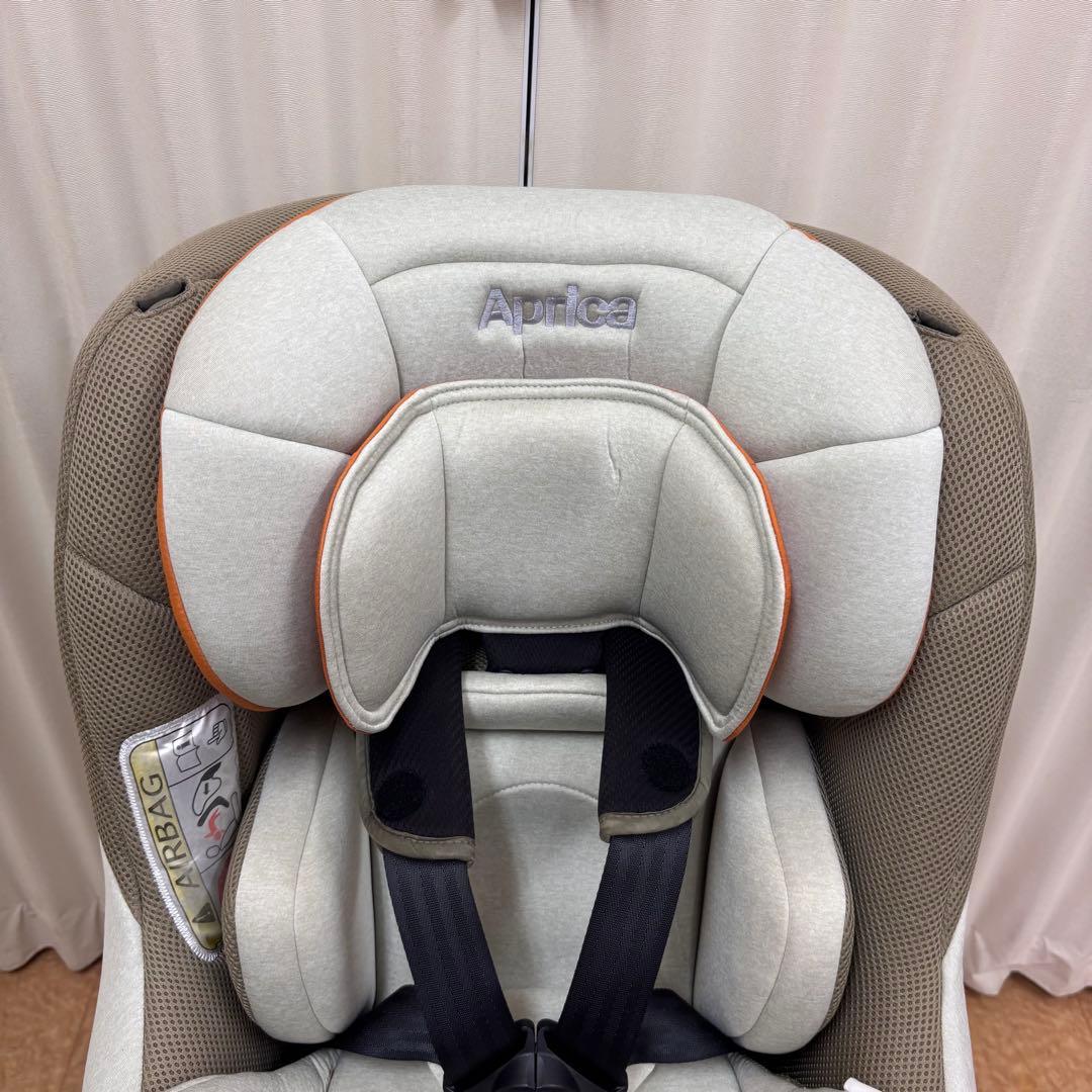 クリーニング済　☆美品☆　新生児　アップリカ　クルリラ　ISOFIX　テラコッタ