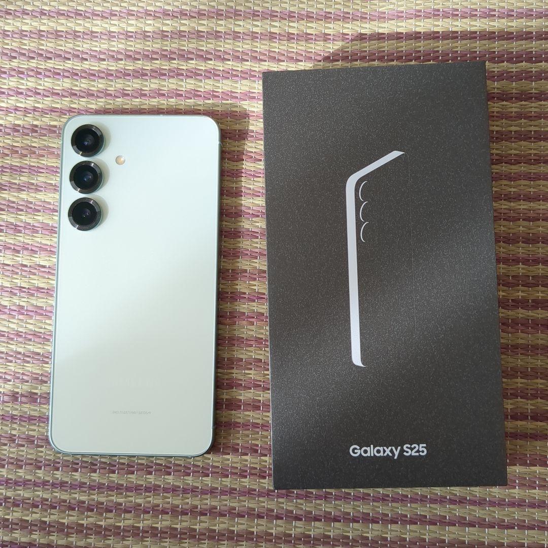 【ほぼ新品】Samsung Galaxy S25 256GB ミント 国内版