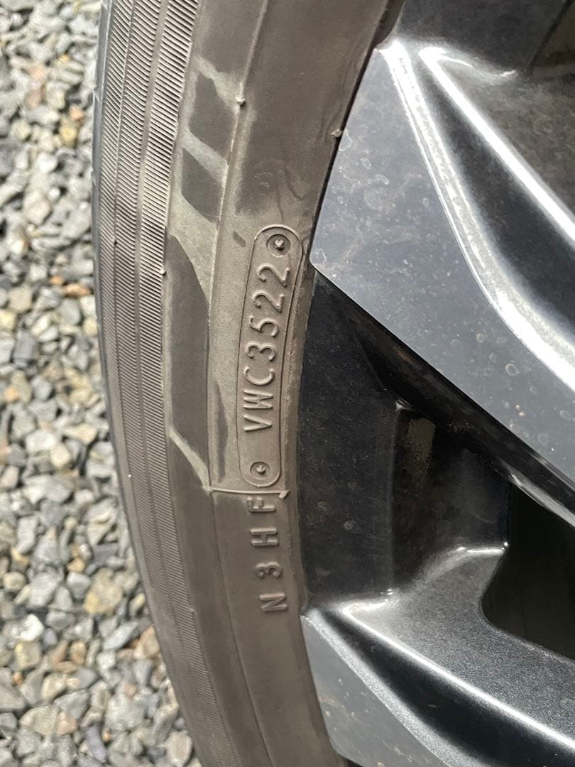 トヨタ 純正　タイヤホイールセット アルミ　１７インチ　①