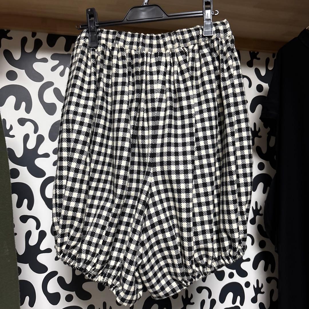 ギンガムチェック バルーンショートパンツ　冬物です。