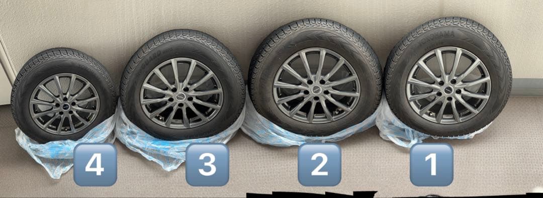 最終値下げ　美品【温度管理保管】17インチ　スタッドレスタイヤ・ホイールセット