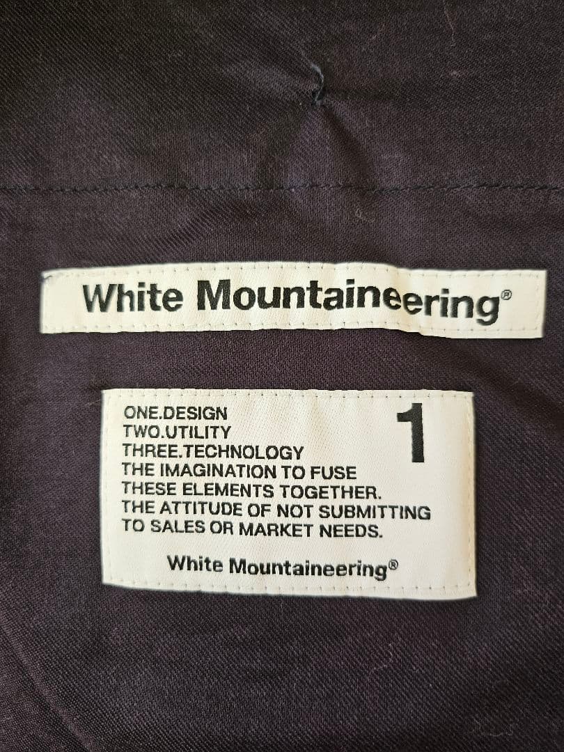 【su.】未使用品 ホワイトマウンテニアリング サルエルパンツ　　サイズ1