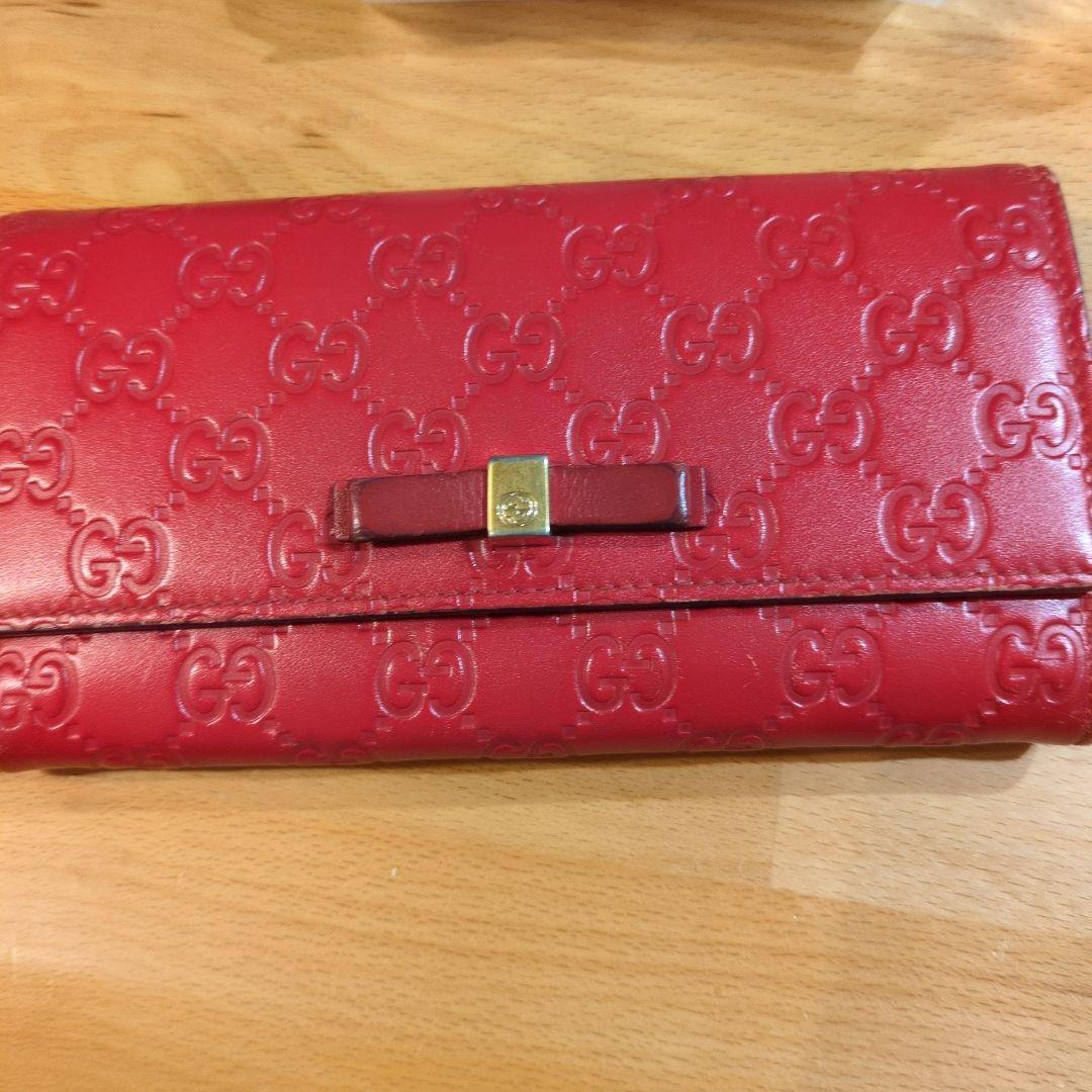 休日セール　GUCCI　長財布　ワンオーナー　美品　鑑定済み