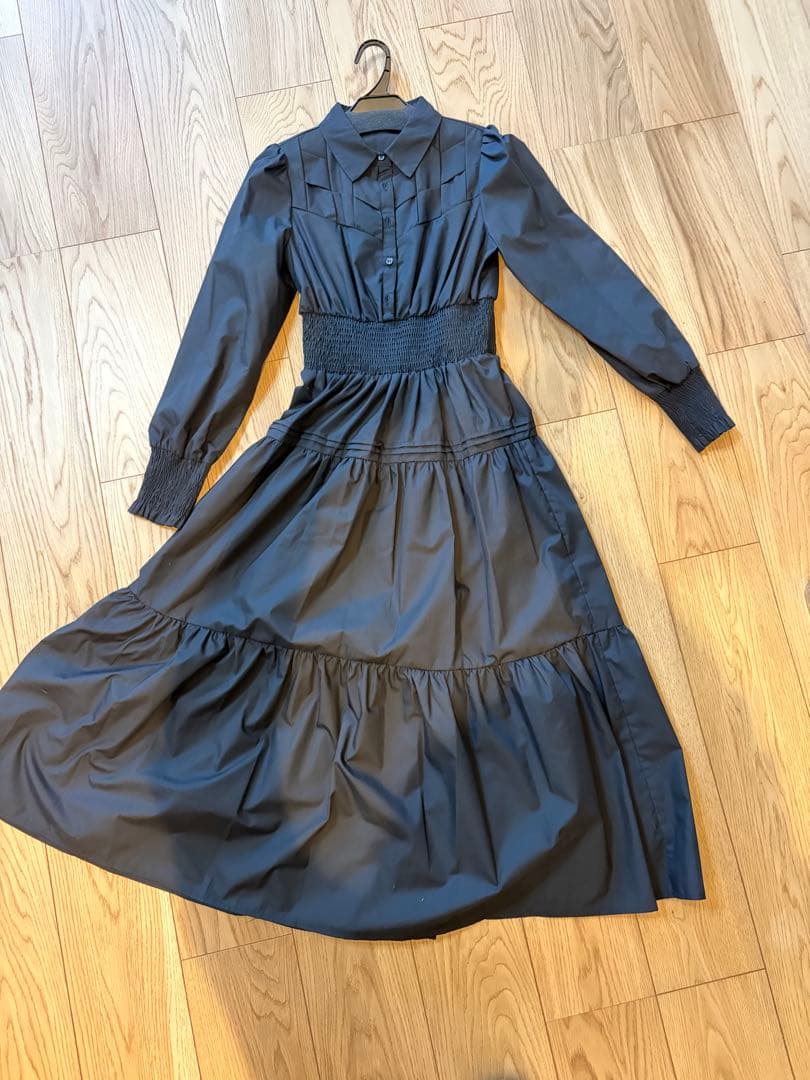 FENNELシャツワンピース　新品タグ付き　ブラック