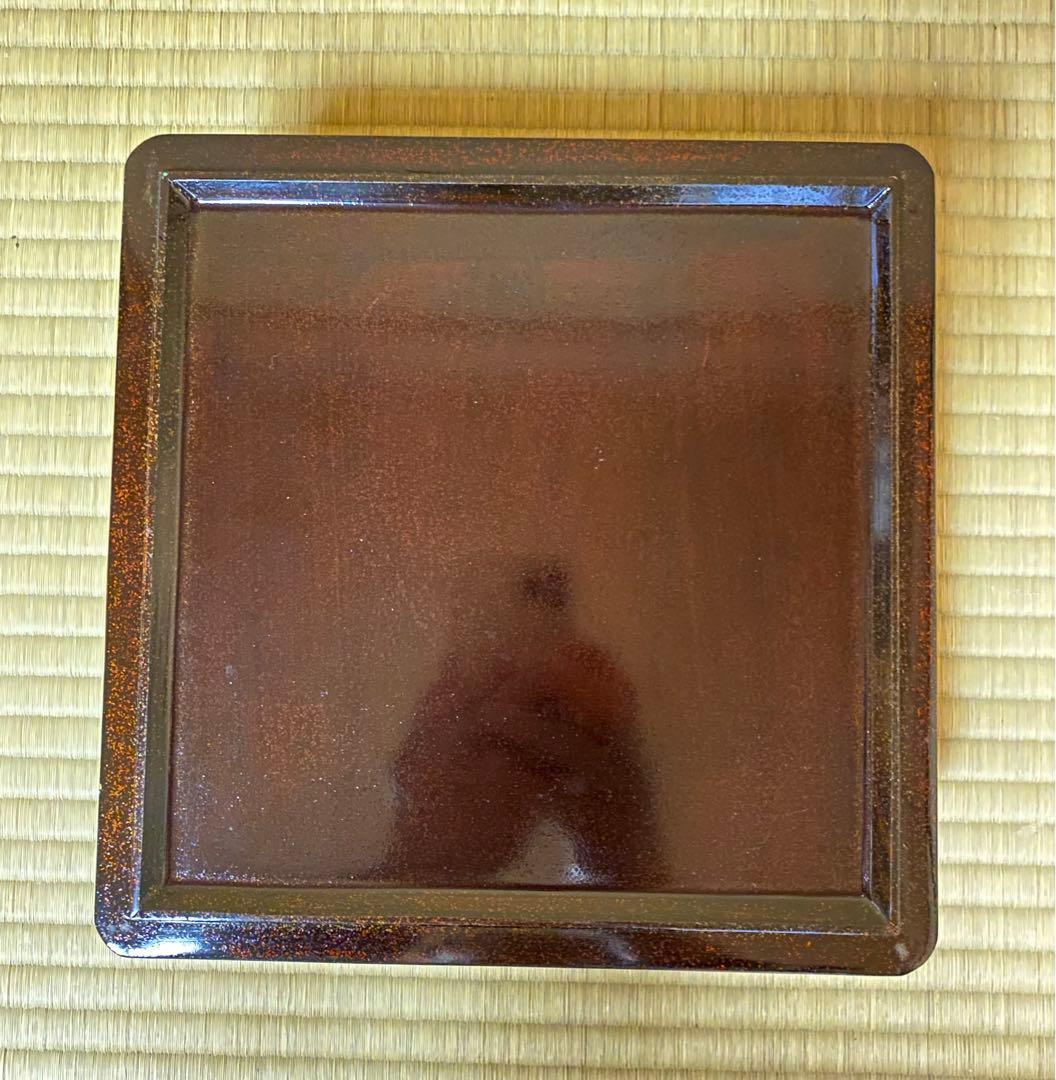 漆器 重箱 4段 菊蒔絵　エコメルカリ便指定して下さい。