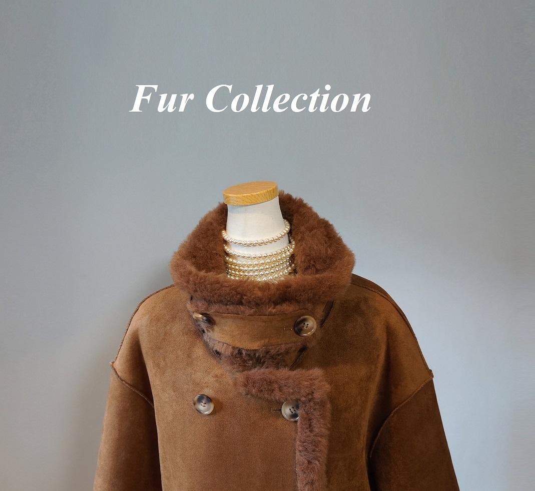 英国調☆ダブルボタン2WAY コートリバーシブル寒さ対策ボアコートムートンコート