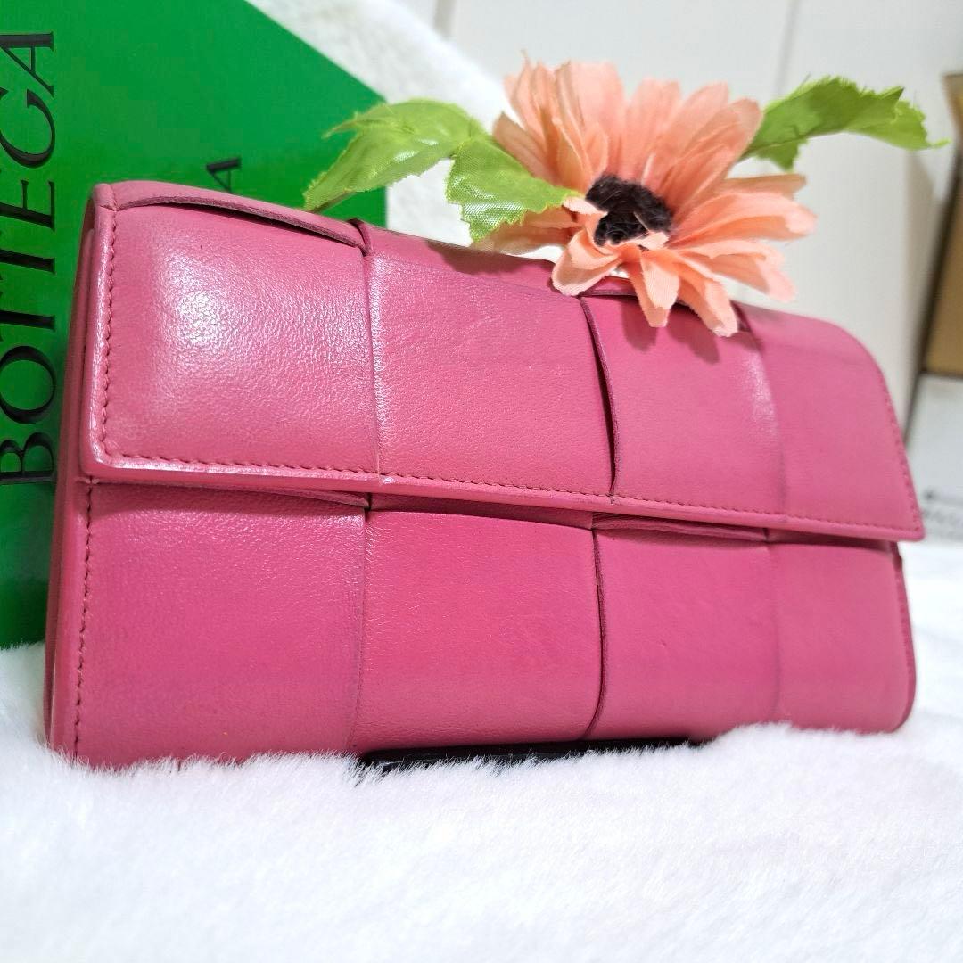 ✨美品　付属品完備✨ボッテガ　長財布　フラップ　カセット　イントレチャート