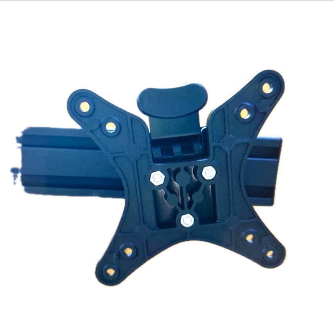 デュアルモニターアーム ブラック2画面