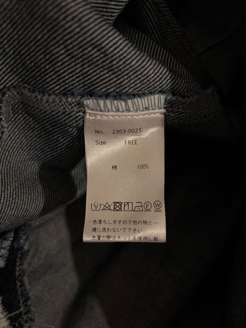 unisexオーバーシルエットデニムジャケット