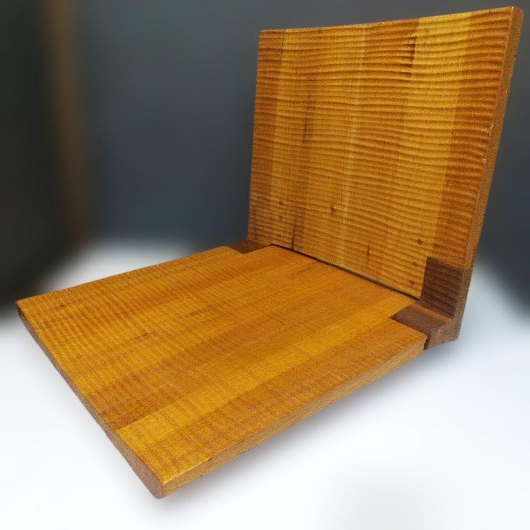 木製 折り畳み座椅子 民芸 家具 和モダン スタイリッシュ モダン 手彫り工芸