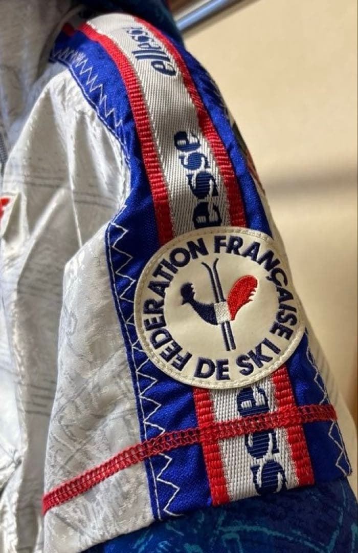 ellesse スキーウェア シルバー/ブルー