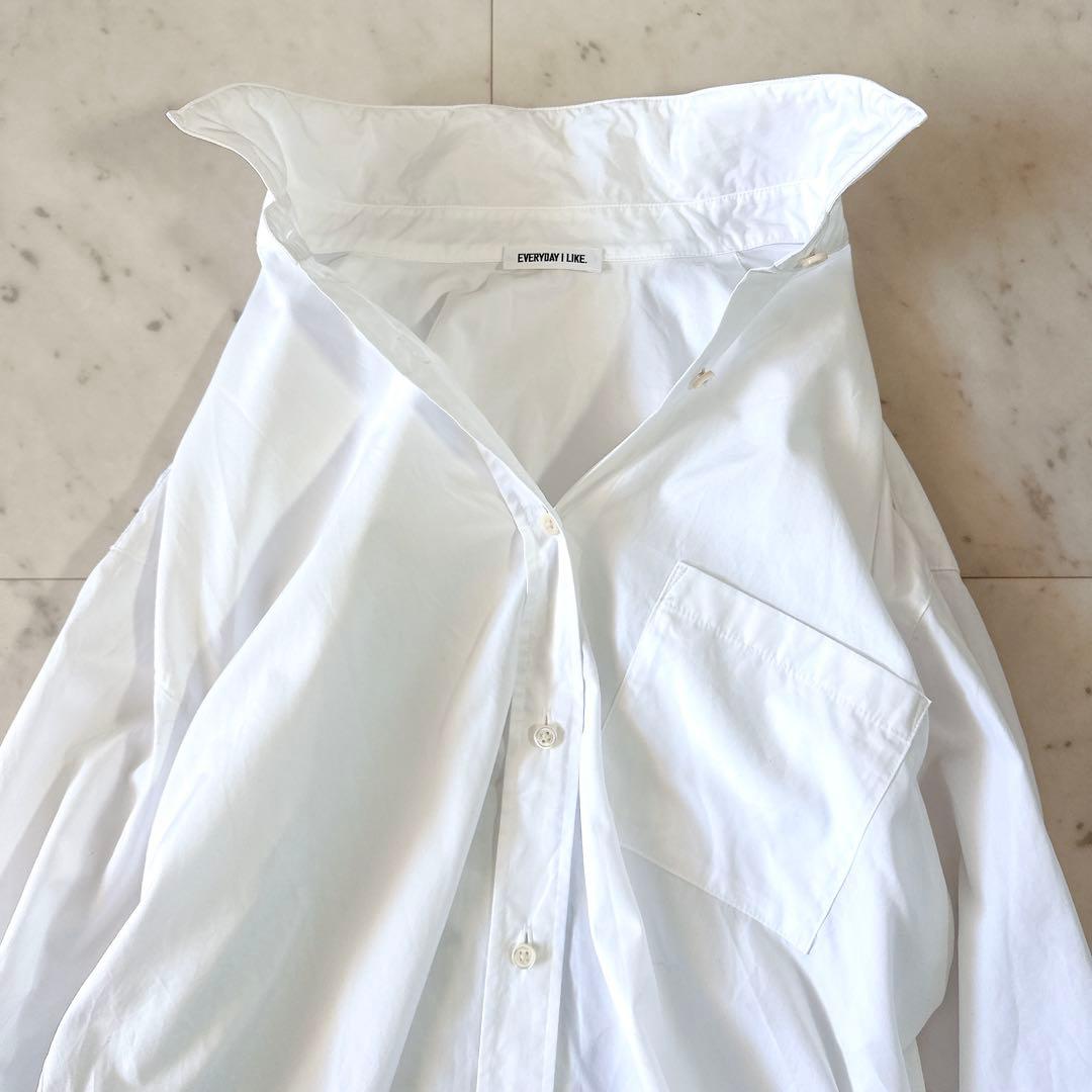 極美品♪ドゥーズィエムクラス Big Wash シャツ ゆったり オーバーサイズ