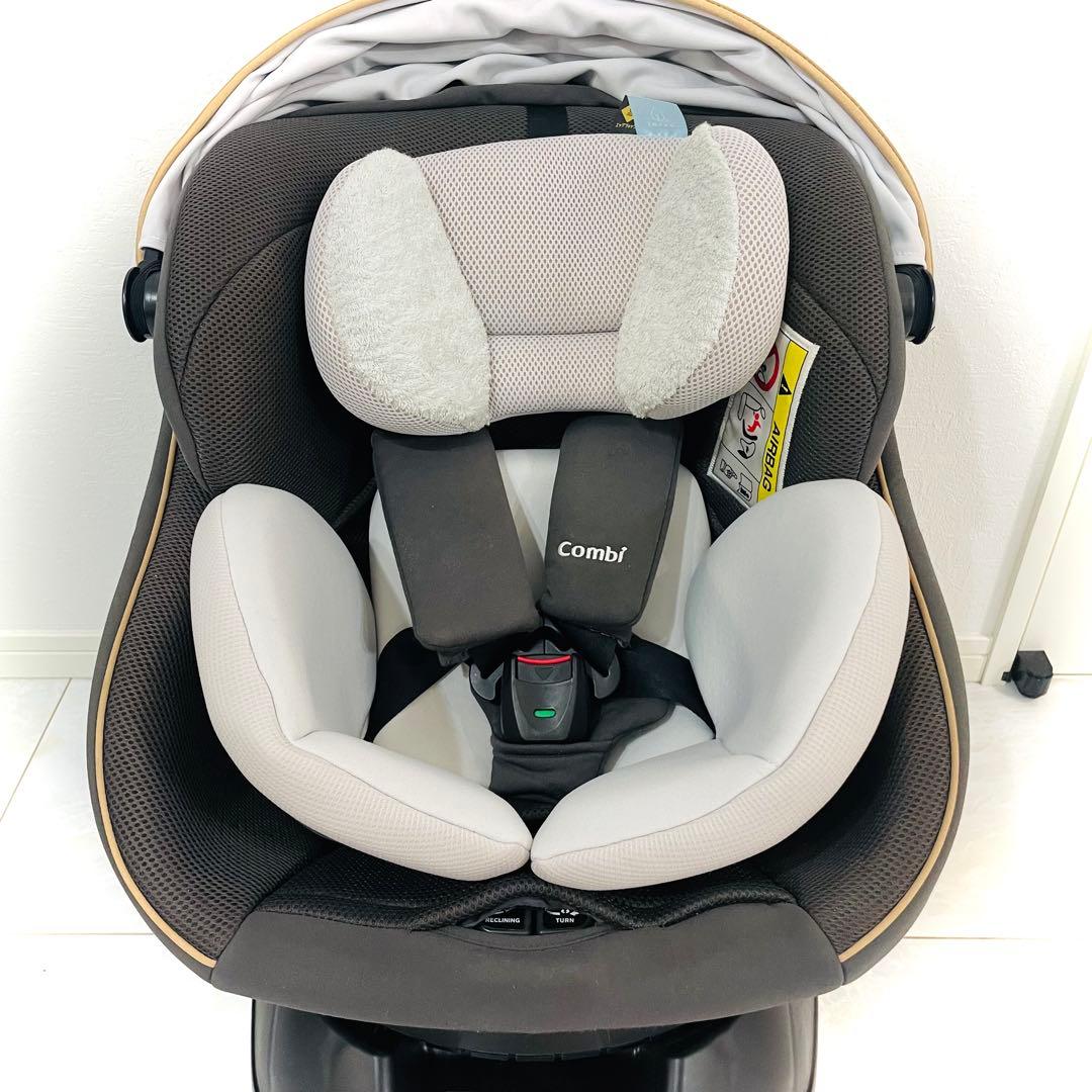 【美品】説明書付き★コンビチャイルドシートクルムーヴスマートエッグショックグレー