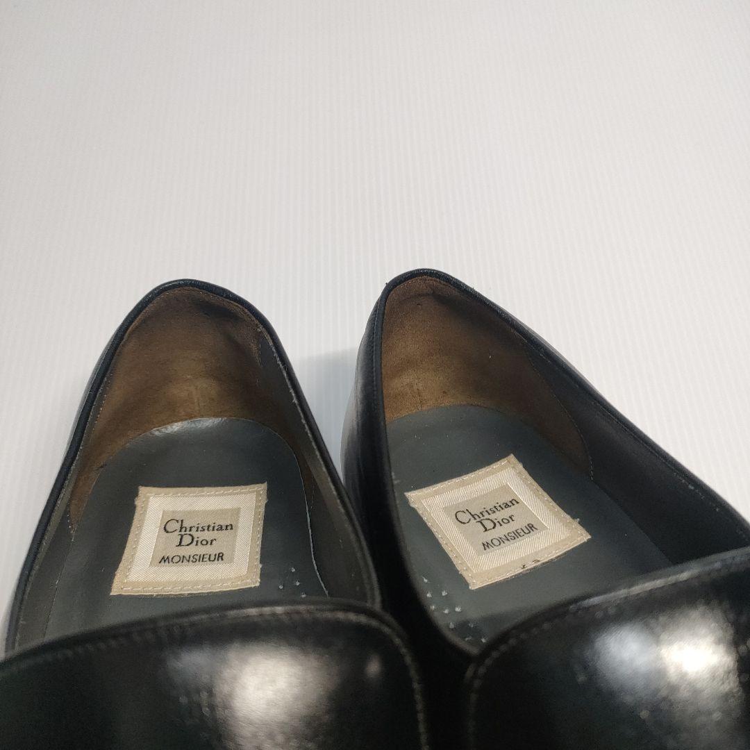 ChristianDior MONSIEUR 黒 26cm ローファー 42