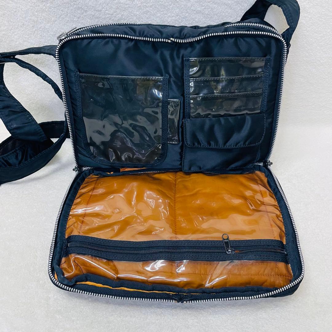 PORTER ポーター タンカー ショルダーバッグ 二層 黒 L