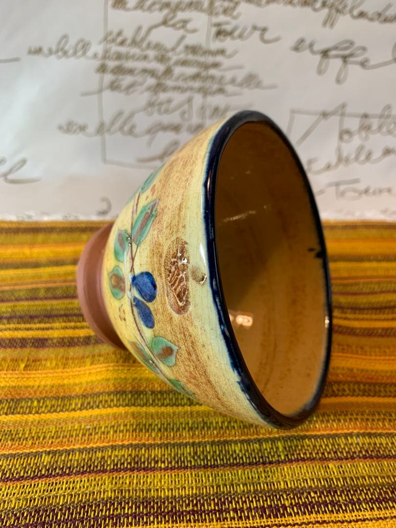 フランス製　プロバンスのビンテージの女性作家の素敵なオリーブ柄の小鉢2個セット！