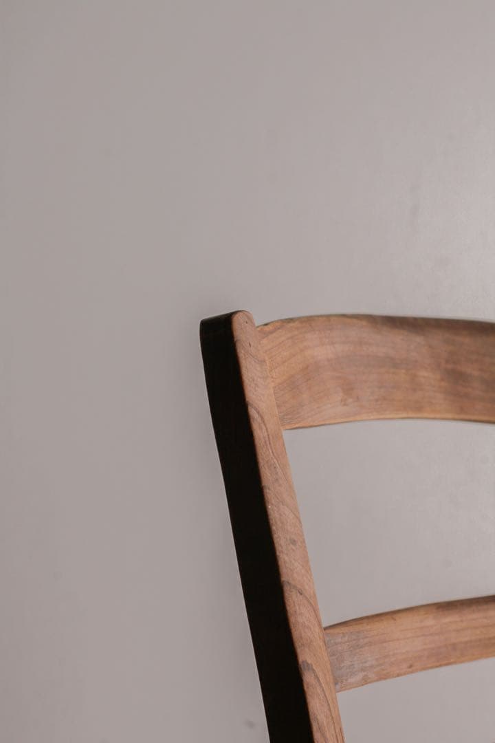 フランス アンティークチェア ラッシュ編み 無垢材 古家具 ブロカント