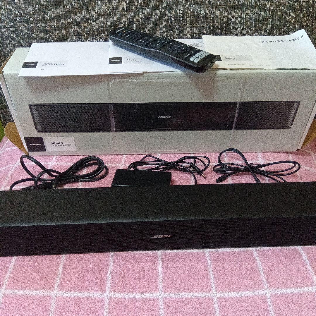 お値下げしました。 美品BOSE SOLO 5 TV SOUND SYSTEM