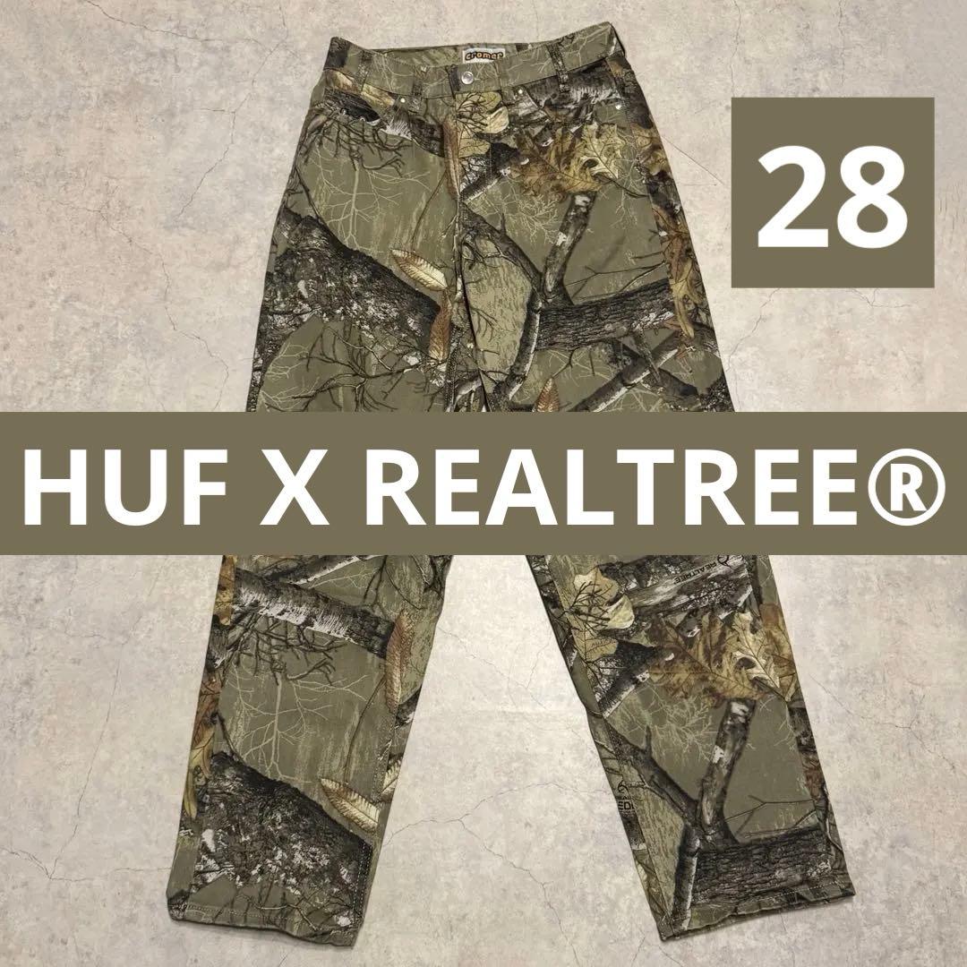 【試着のみ】HUF X REALTREE CROMER PANT 28