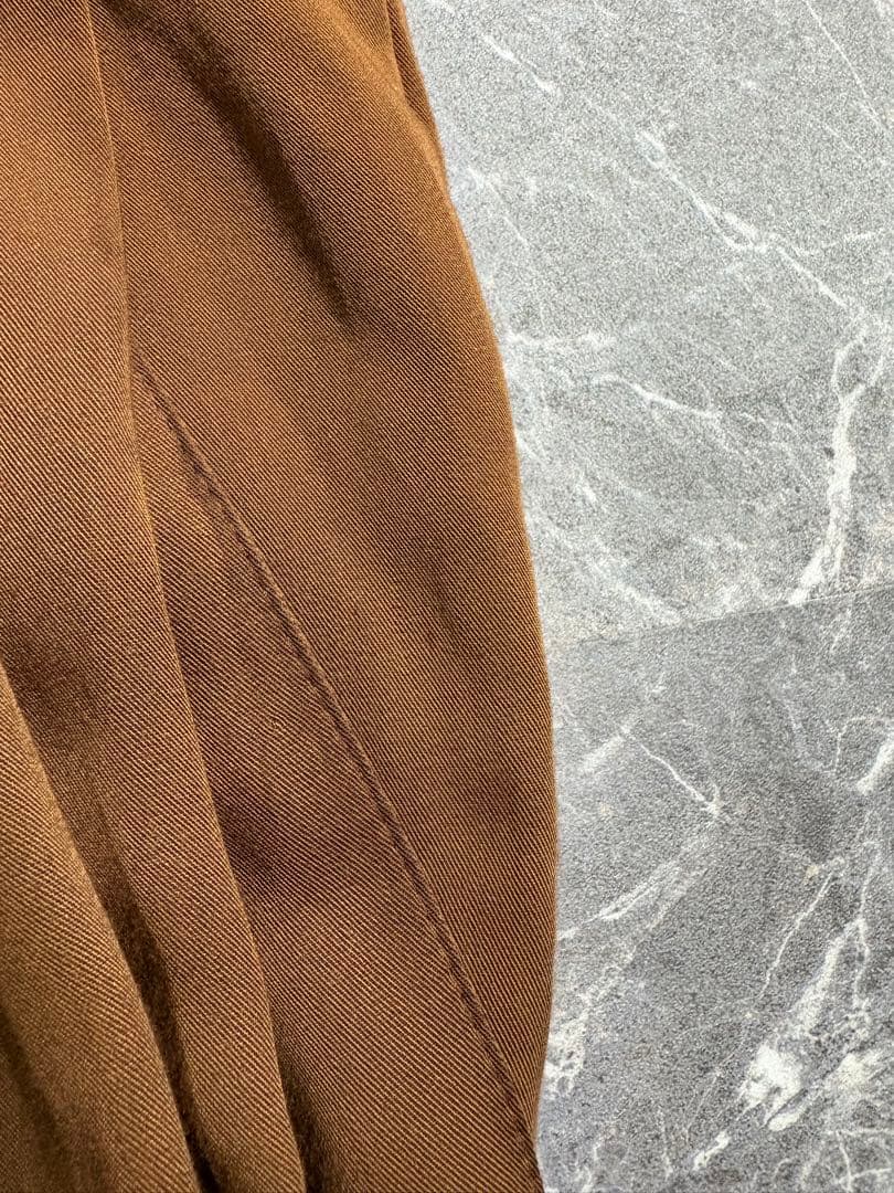 パンツ 80s Vintage rayon gabardine wide slacks