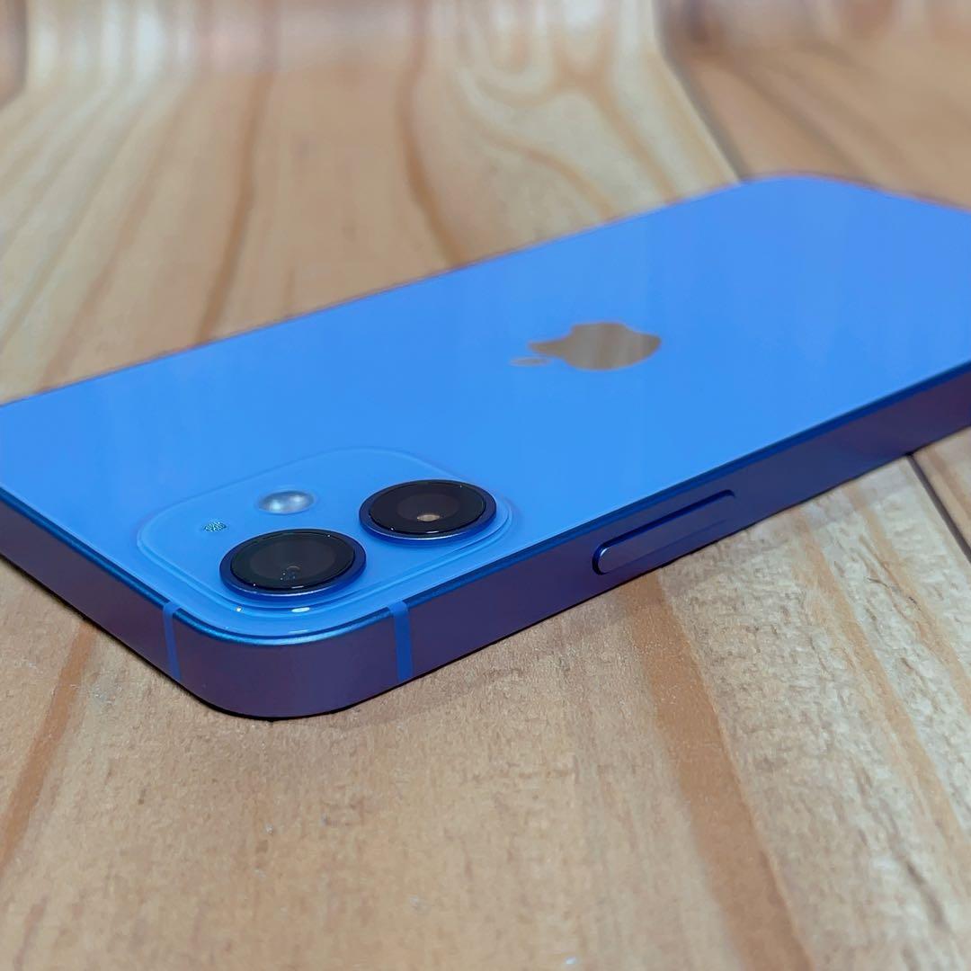 美品 SIMフリー 本体 iPhone 12mini 64GB パープル 045