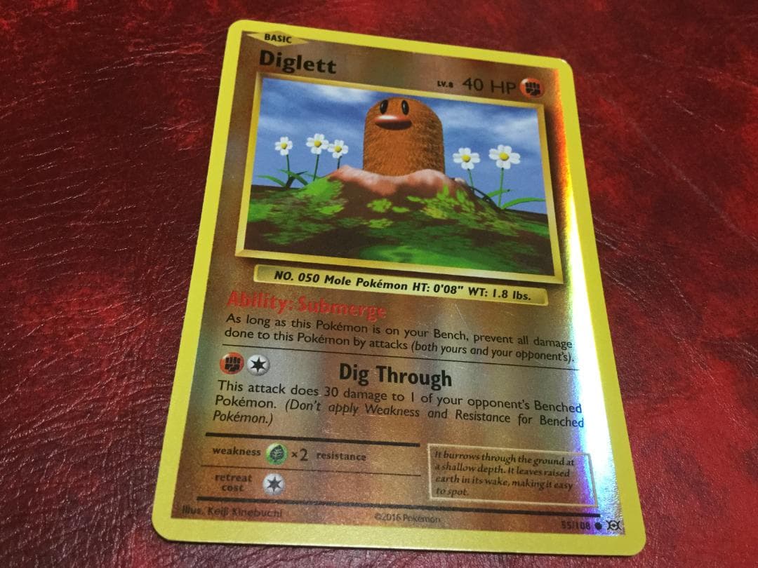 ディグダ　ポケモンカード　英語　トレーディングカード