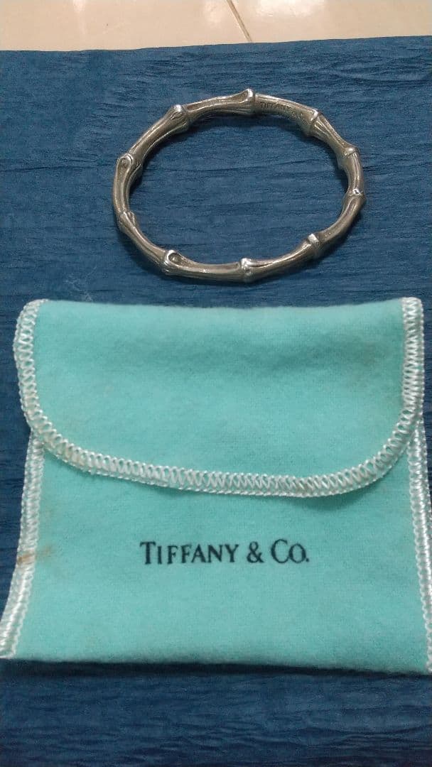 【美品】ティファニー Tiffany & Co. バンブーバングル