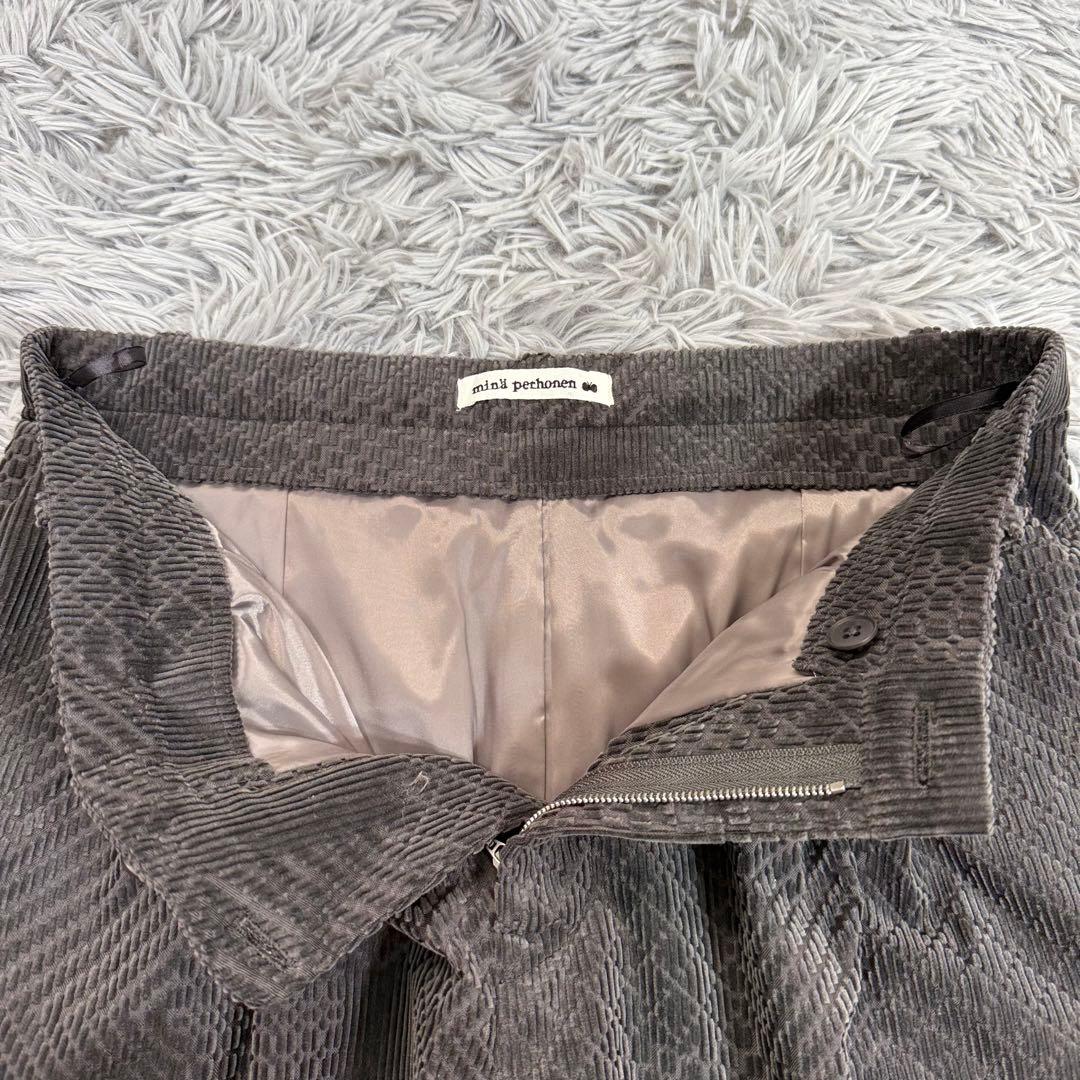美品✨ミナペルホネン 2020年 land puzzleコーデュロイパンツ