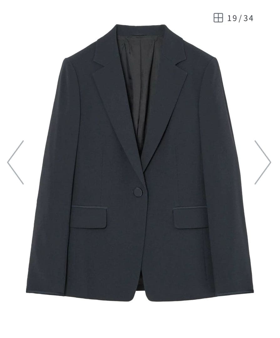 ANAYI 2025トリアセジョーゼットテーラード ジャケット