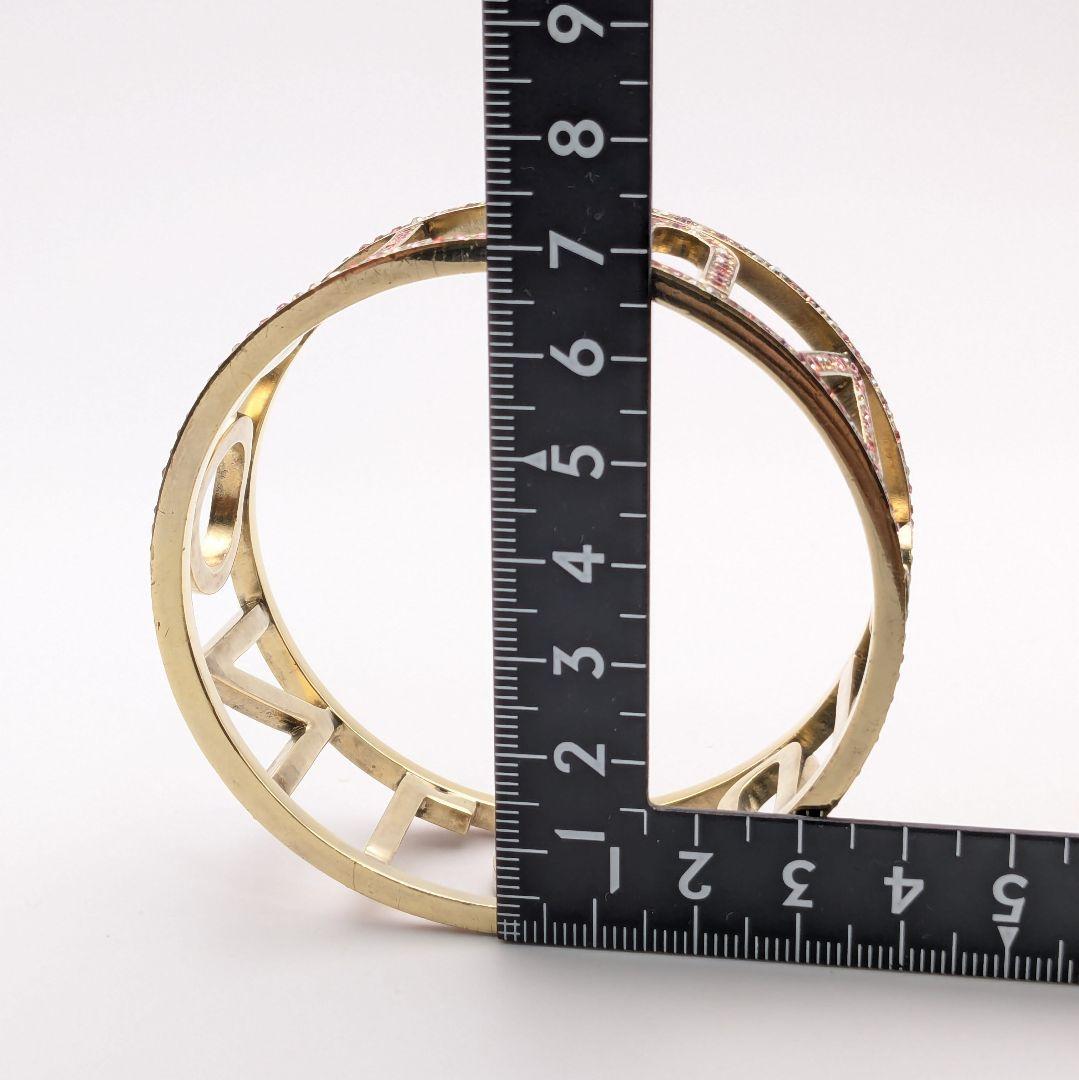 希少 ルイヴィトン ブラスレ ミルエウンヌ ラインストーン バングル 箱付