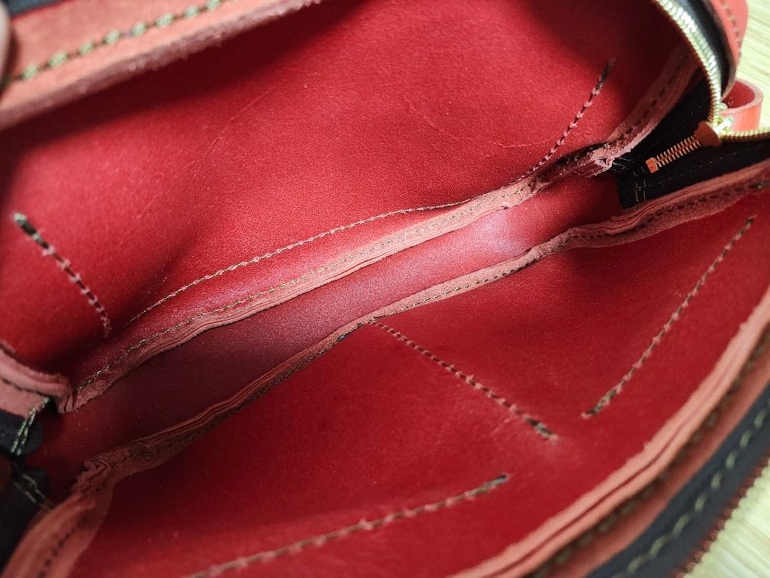 HERZ/ヘルツ/50周年アウトドア企画/チェストバッグ/赤/中古